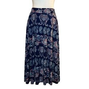 Paisley print skirt